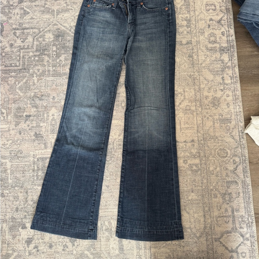 7 For All Mankind Women’s Wide leg jeans.